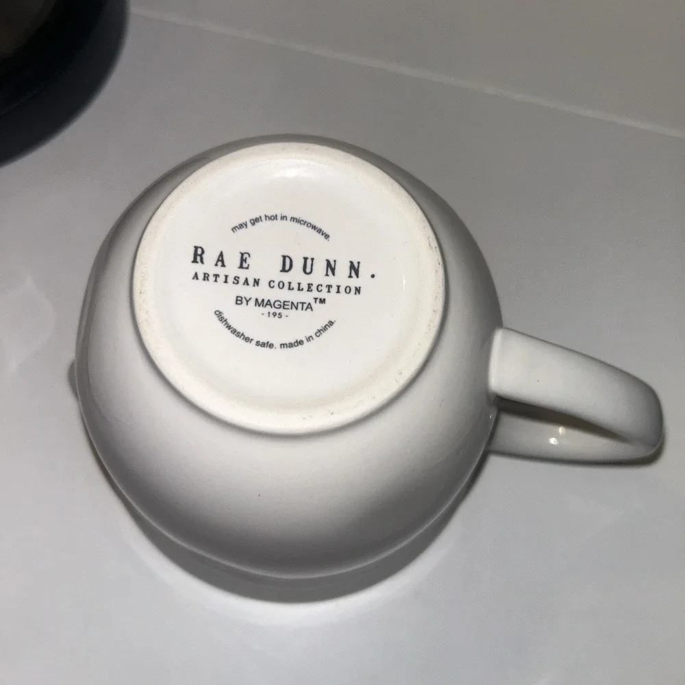 Rae Dunn Lemon Hand Juicer SQUEEZE White Ceramic Pitcher with handle Decorative